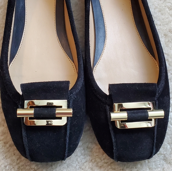Michael Kors Shoes - Size 8 Michael Kors black suede flats
